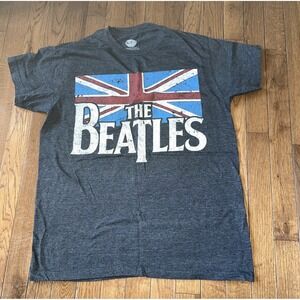 The Beatles Adult Shirt Size Medium Gray Mens